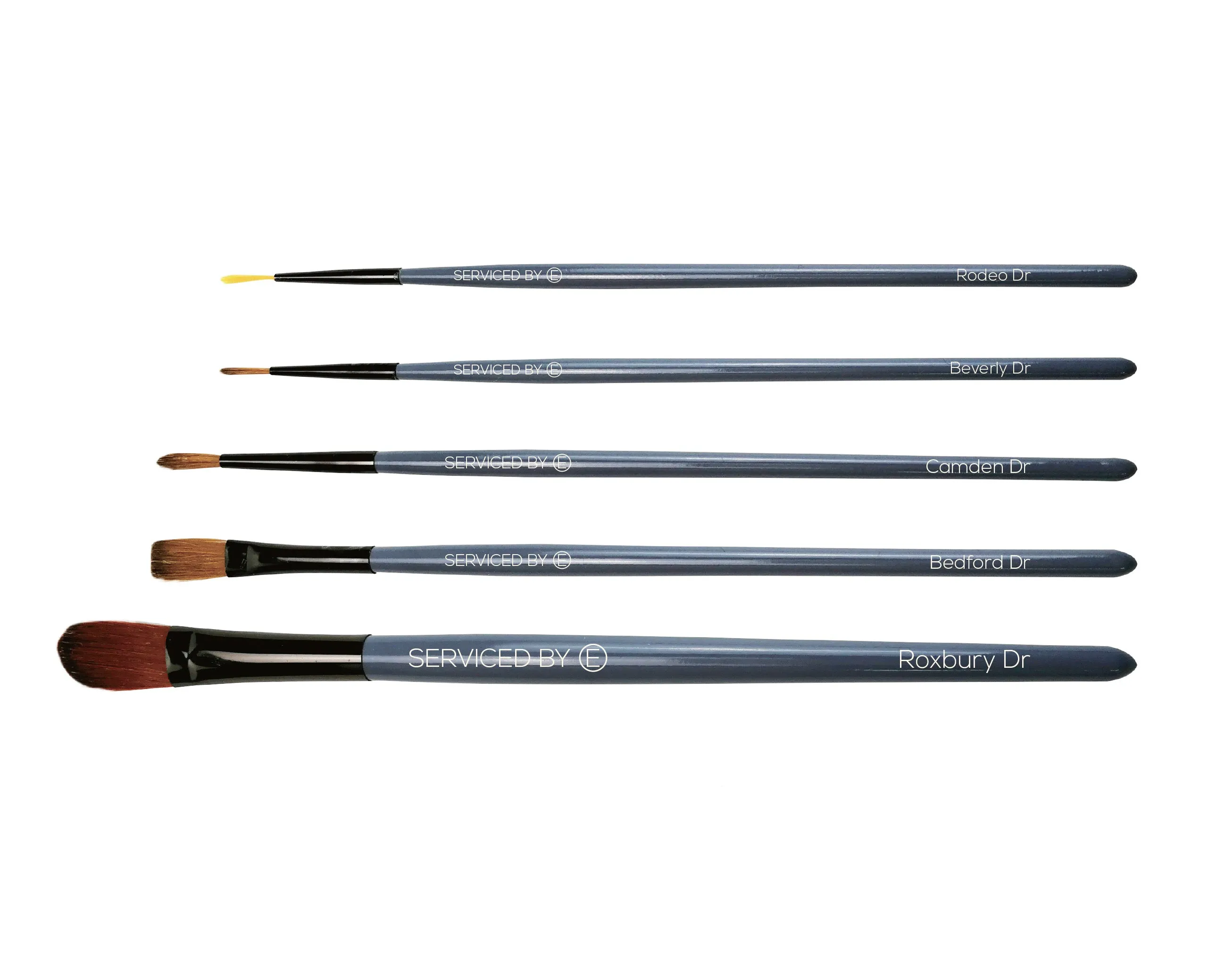 Limited Edition Beverly Hill's Edition Art Brushes with Serviced by E