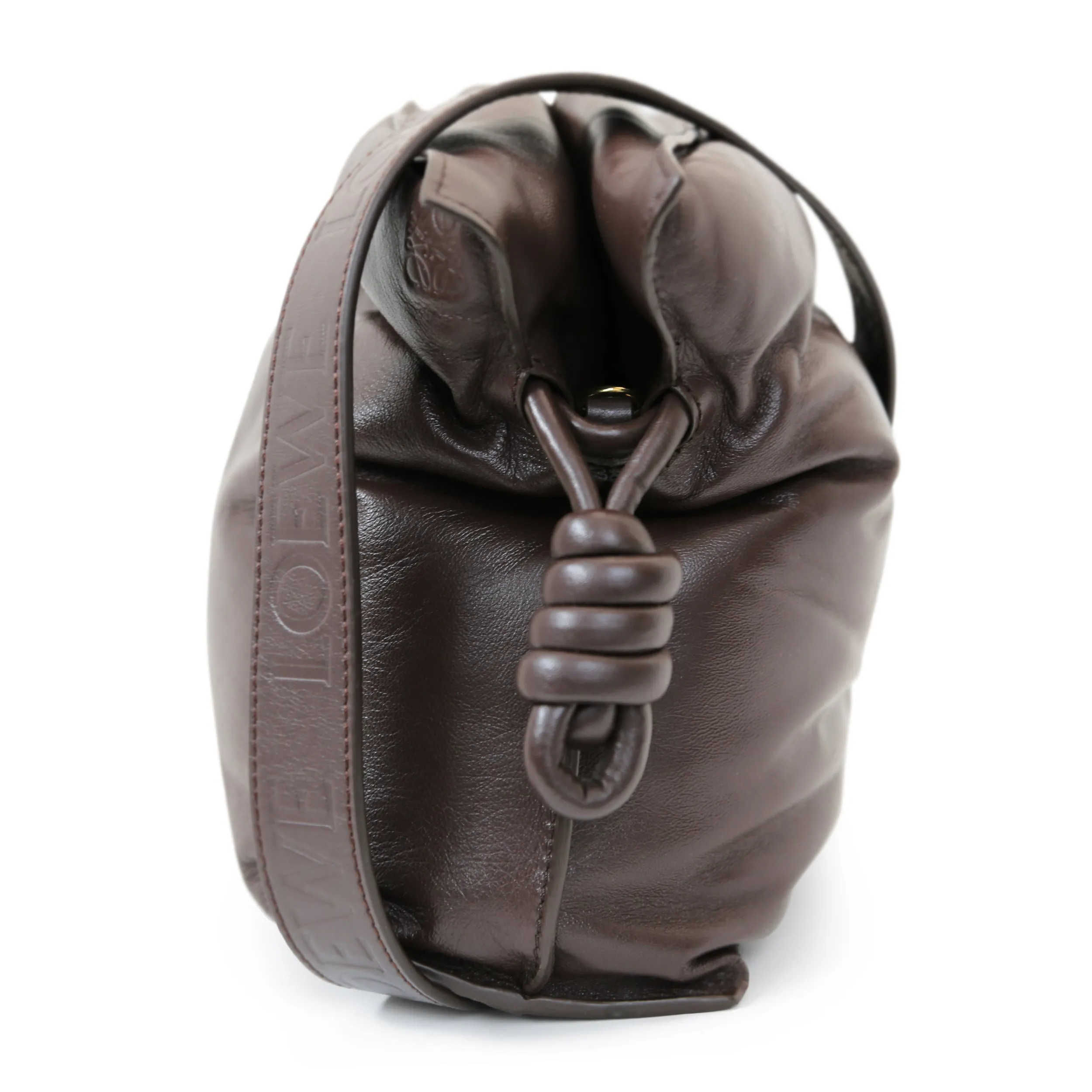 Loewe Brown Puffer Flamenco Bag