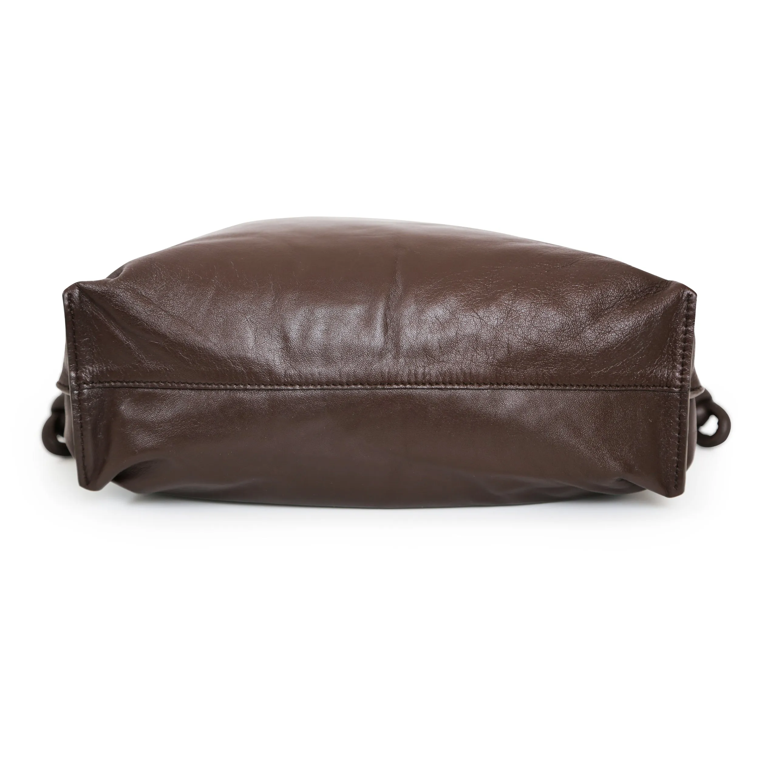 Loewe Brown Puffer Flamenco Bag