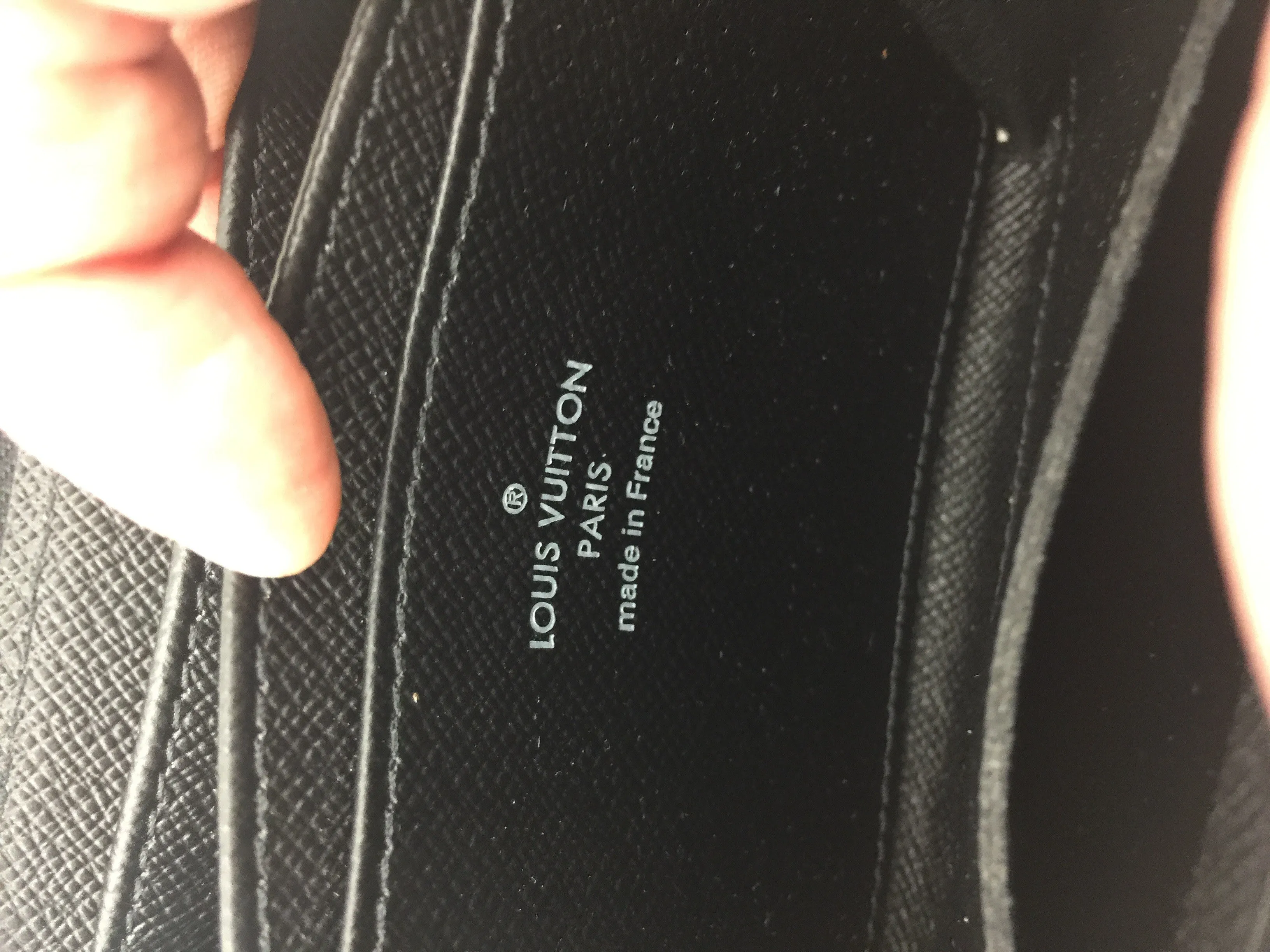 Louis Vuitton Black Epi Small Wallet!