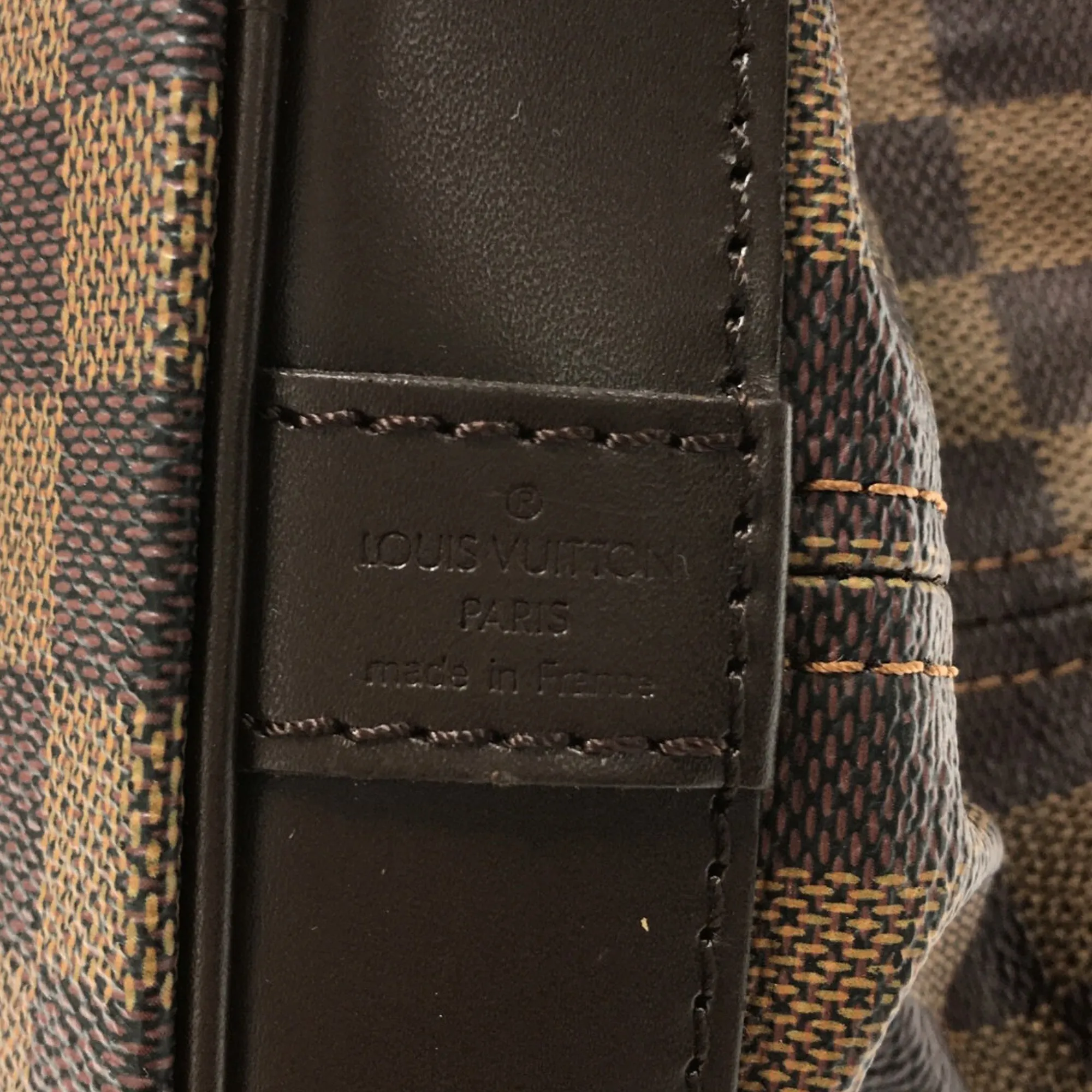 LOUIS VUITTON Damier Ebene West End PM Travel Bag