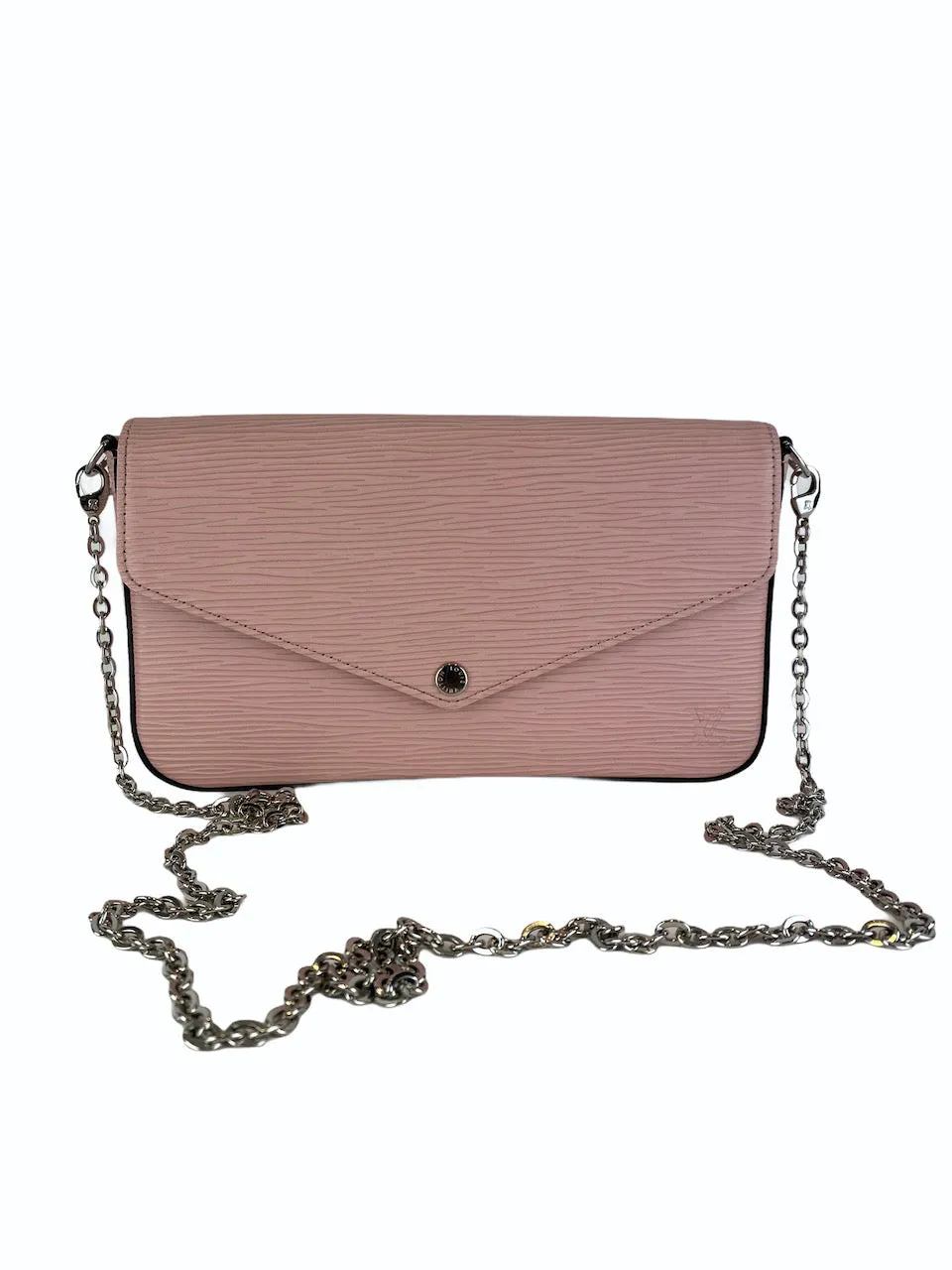 Louis Vuitton Felicie Pochette in "Rose Ballerina" Pink Leather