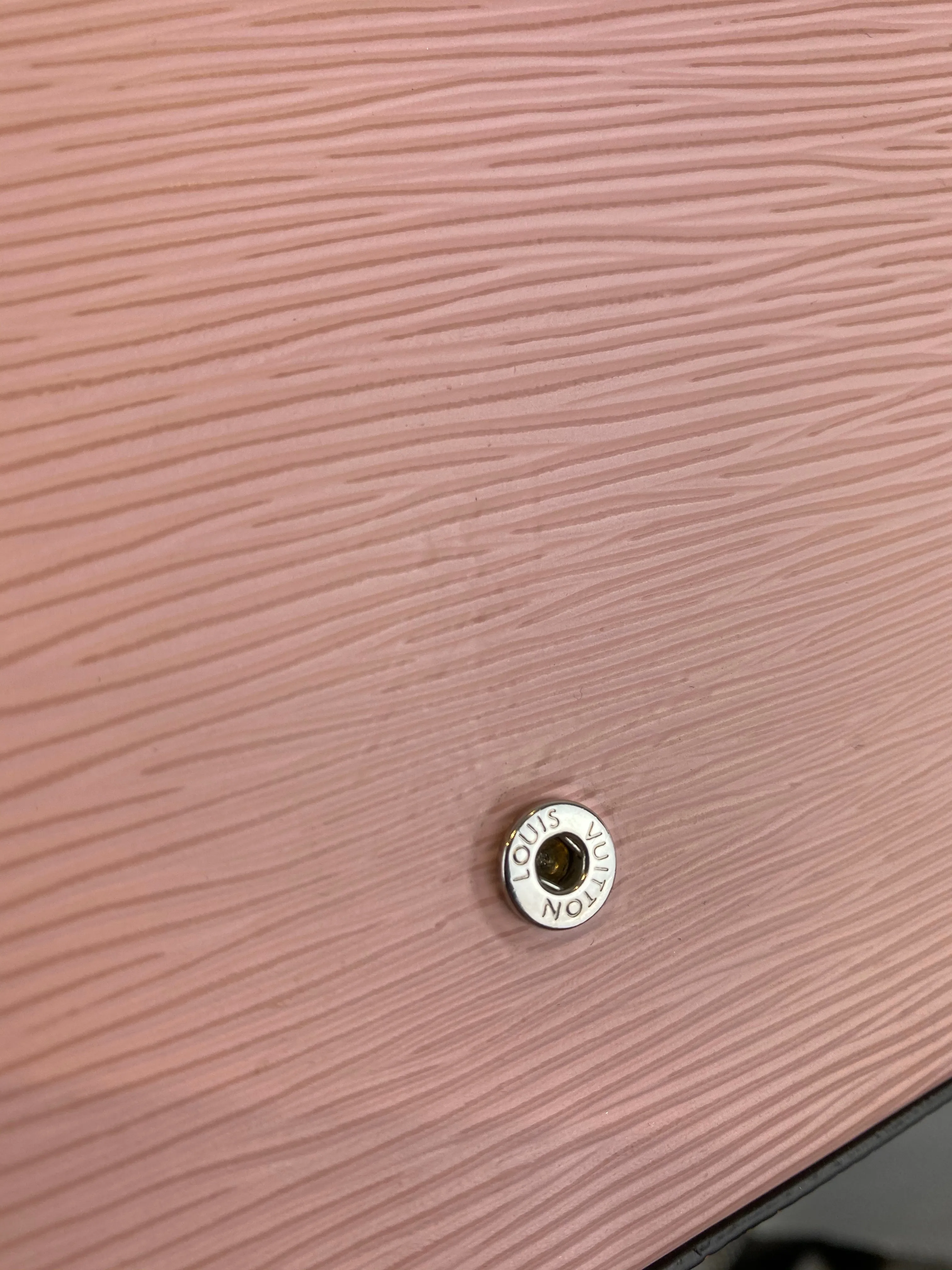 Louis Vuitton Felicie Pochette in "Rose Ballerina" Pink Leather