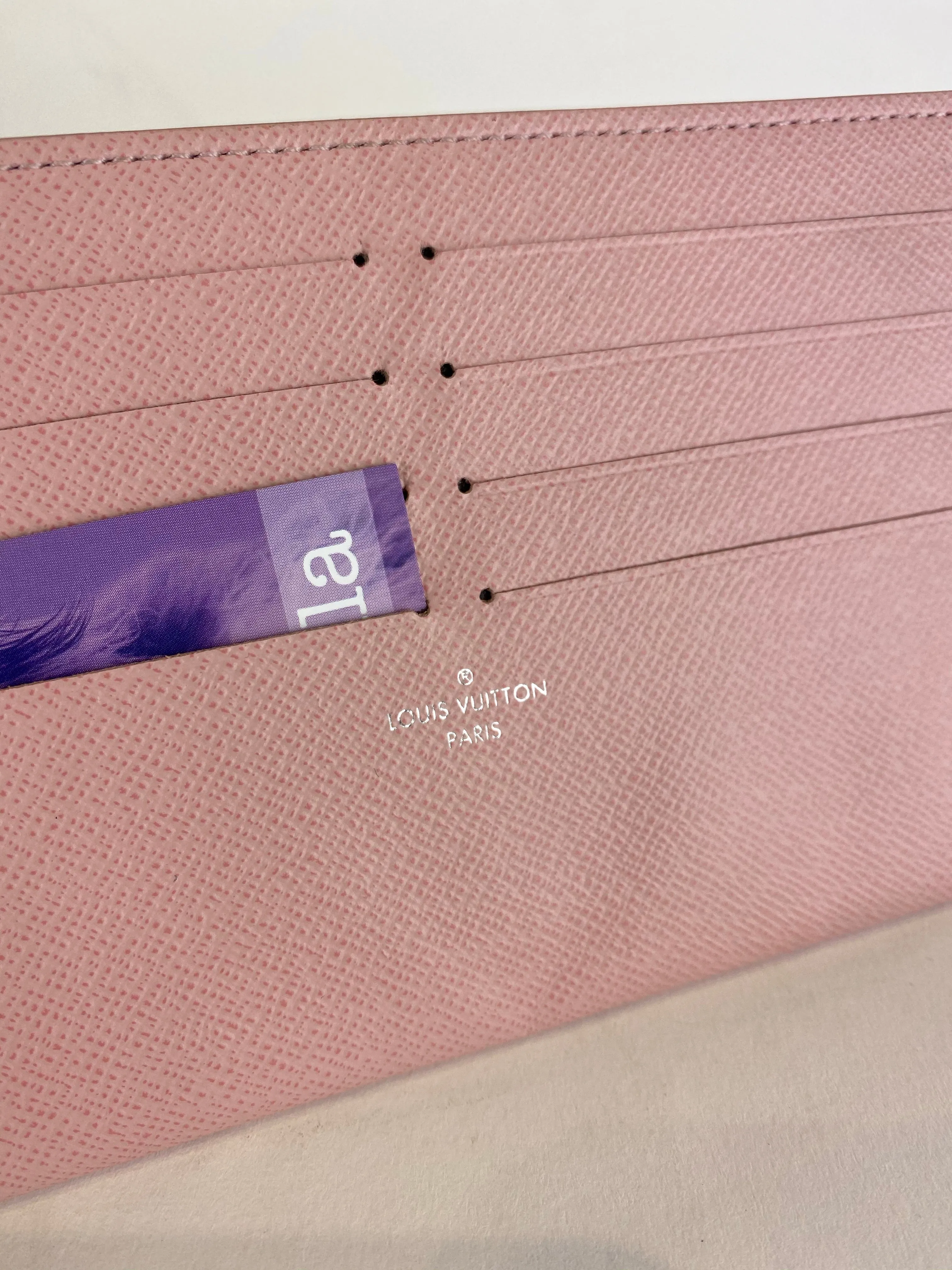 Louis Vuitton Felicie Pochette in "Rose Ballerina" Pink Leather