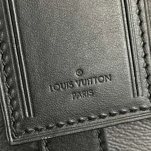 LOUIS VUITTON Keepall Bandouliere 50 Reverse Monogram Eclipse Black Handbag