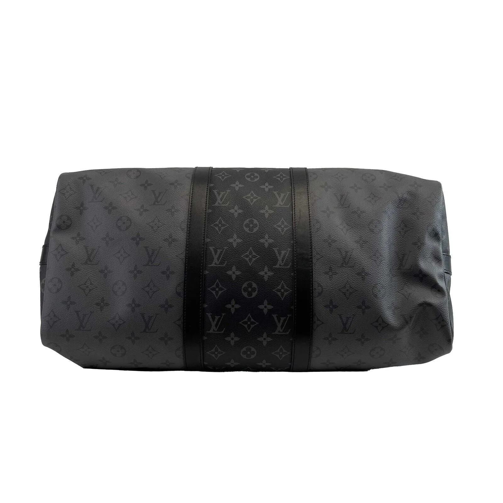 LOUIS VUITTON Keepall Bandouliere 50 Reverse Monogram Eclipse Black Handbag