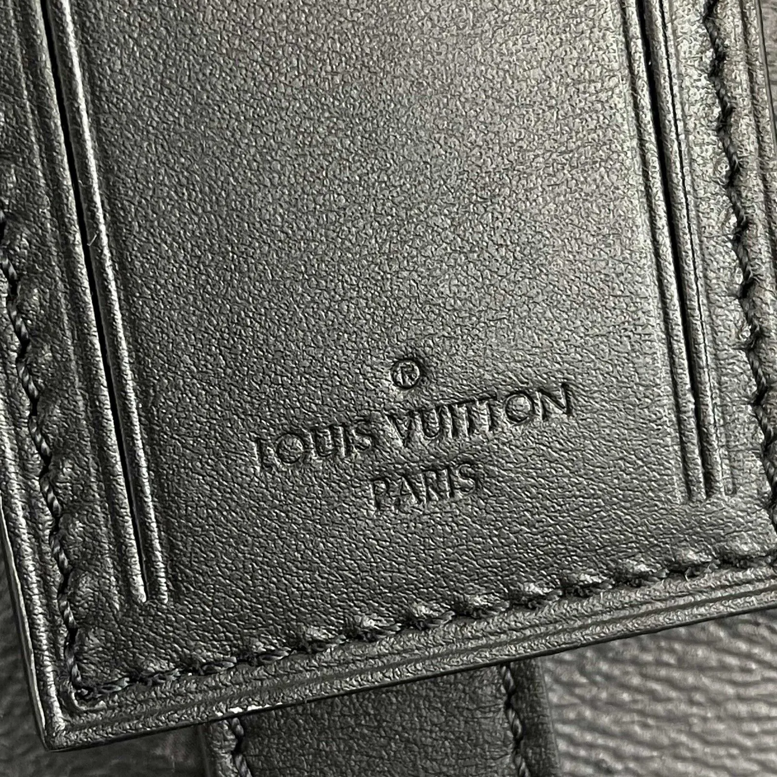 LOUIS VUITTON Keepall Bandouliere 50 Reverse Monogram Eclipse Black Handbag
