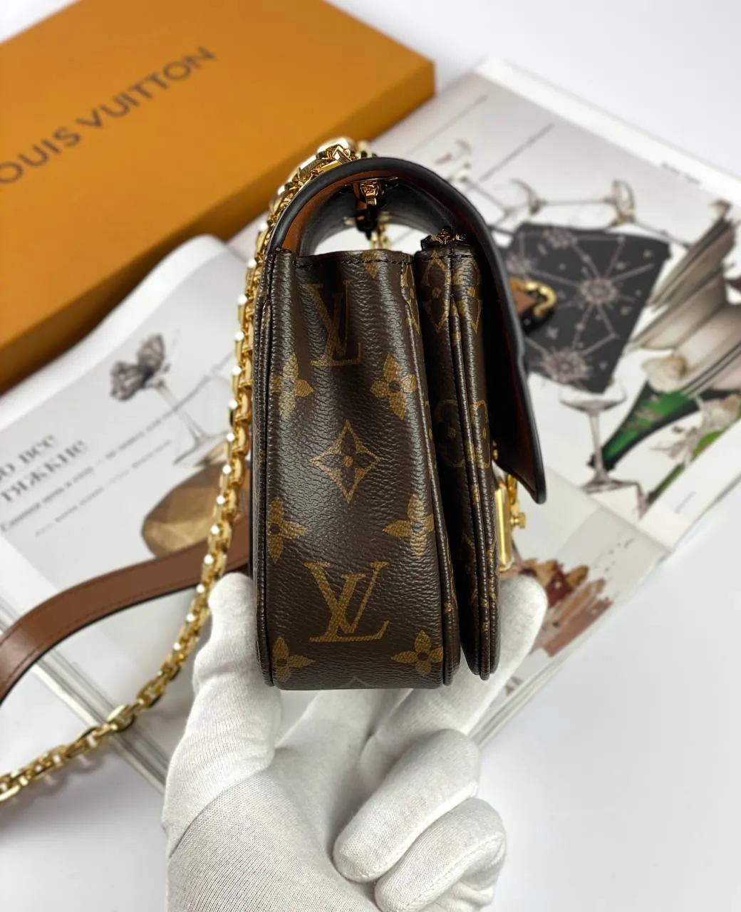 Louis Vuitton Marceau Bag Caramel Brown