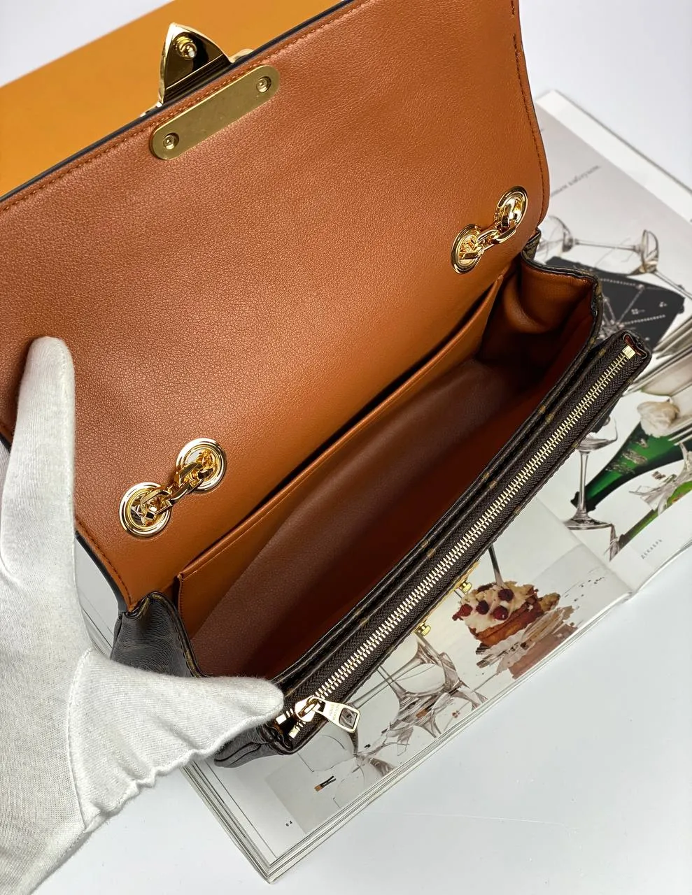 Louis Vuitton Marceau Bag Caramel Brown