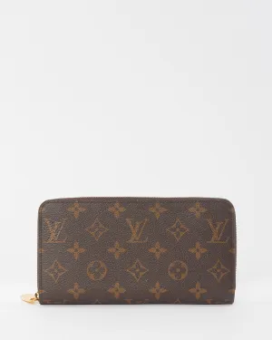 Louis Vuitton Monogram Canvas Long Zippy Wallet