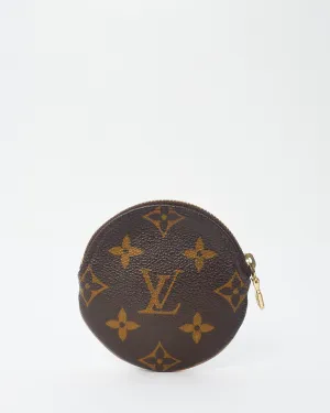Louis Vuitton Monogram Canvas Round Coin Purse