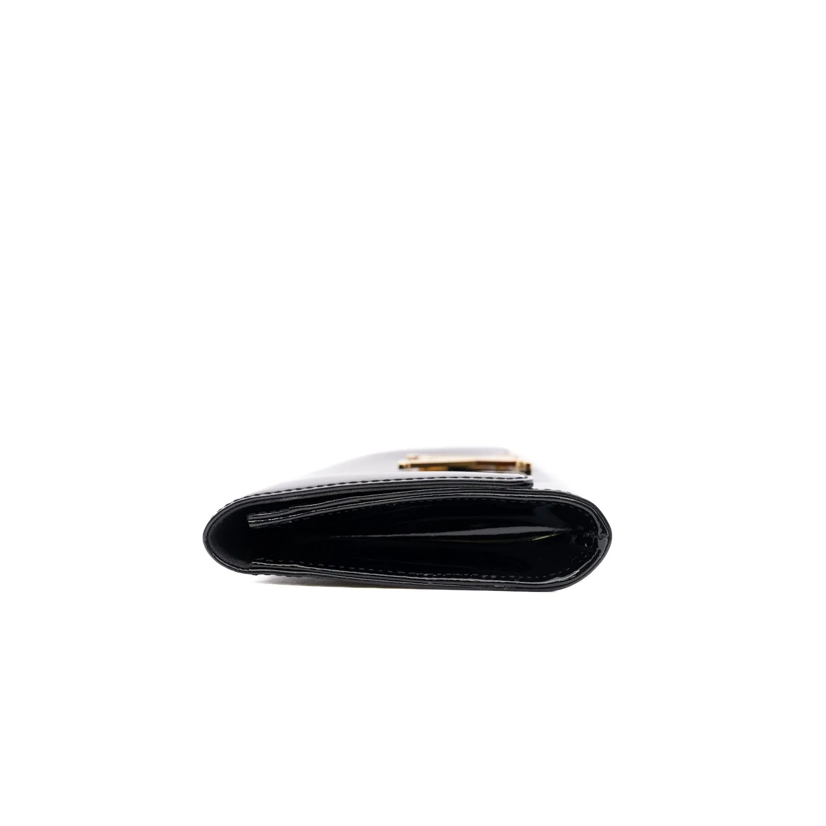 Louise Clutch Patent Leather Black Ghw 2014