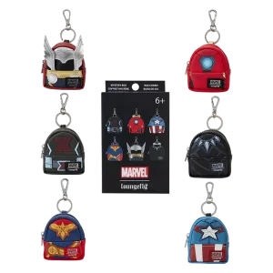 Loungefly Marvel Avengers Cosplay Mystery Mini Backpack Keychain