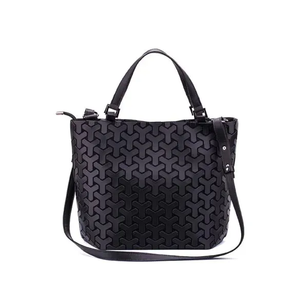 Luminous reflective bao Bag Geometric Tote Folding Shoulder Bags for women 2020 Plain Folding Handbags sac a main Female Bolsas