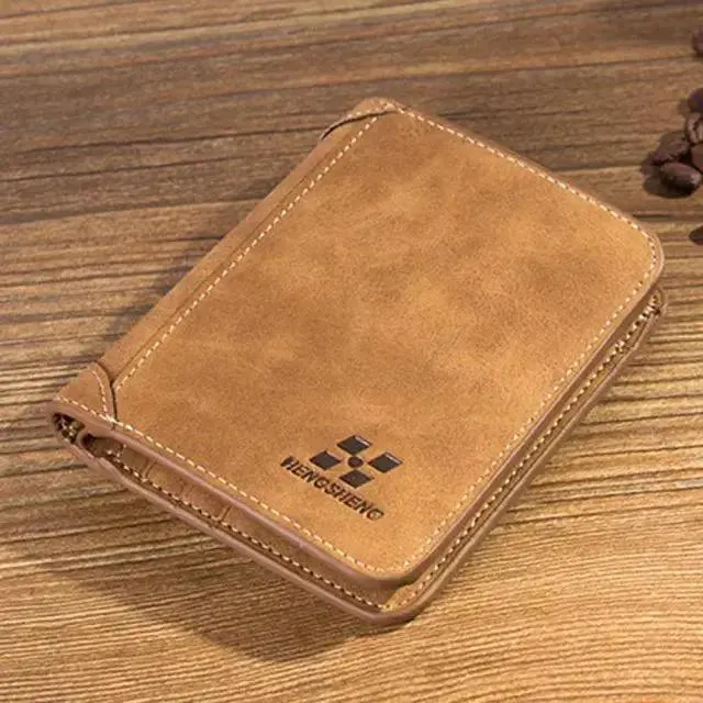 Luxury Leather Wallet Men Foldable Purses