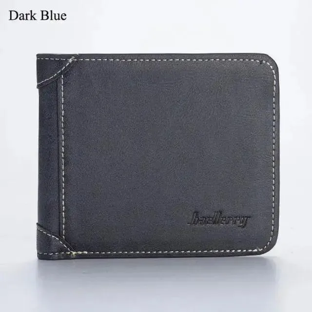 Luxury Leather Wallet Men Foldable Purses