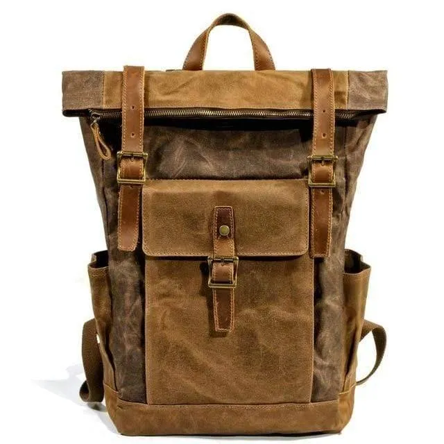 Luxury Vintage Canvas Backpacks for Men