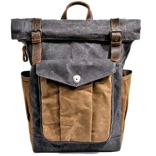 Luxury Vintage Canvas Backpacks for Men