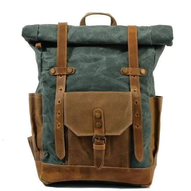 Luxury Vintage Canvas Backpacks for Men