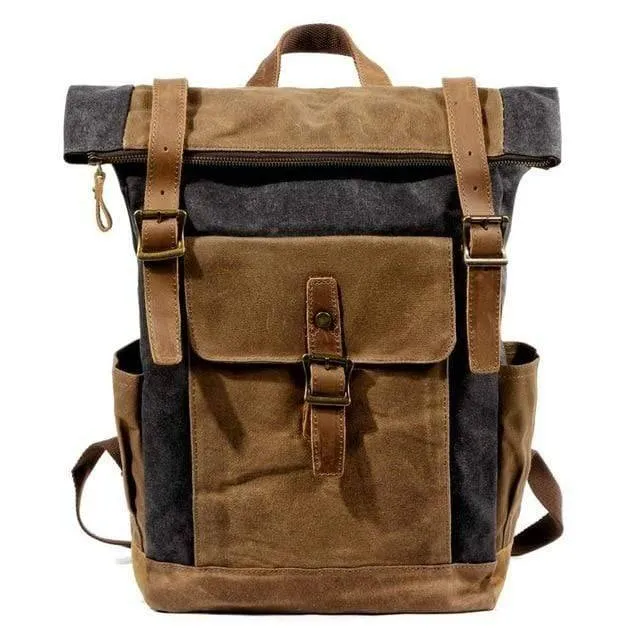 Luxury Vintage Canvas Backpacks for Men