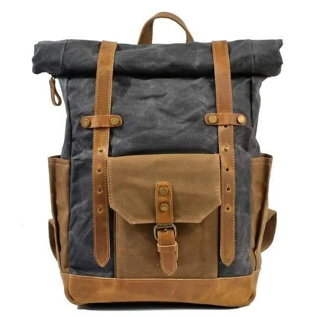 Luxury Vintage Canvas Backpacks for Men
