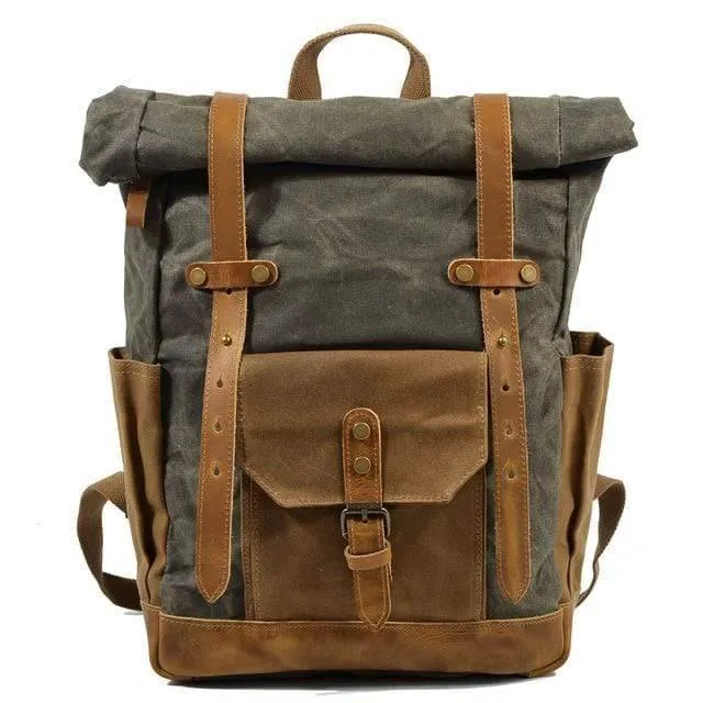 Luxury Vintage Canvas Backpacks for Men
