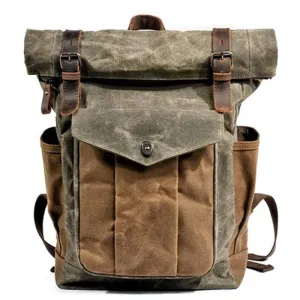 Luxury Vintage Canvas Backpacks for Men