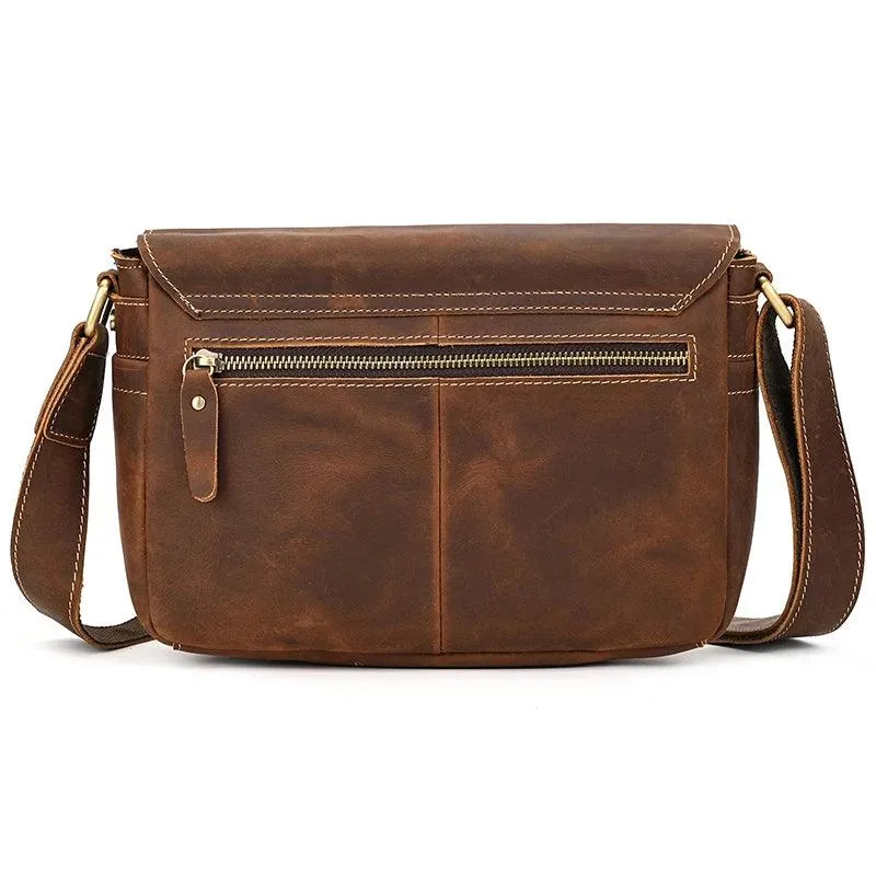 Male Female Leather Crossbody Bags Sling Bag Anti Theft
