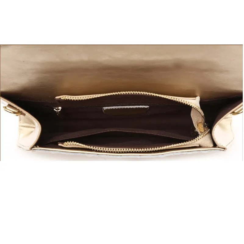 Mamie genuine leather clutch bag