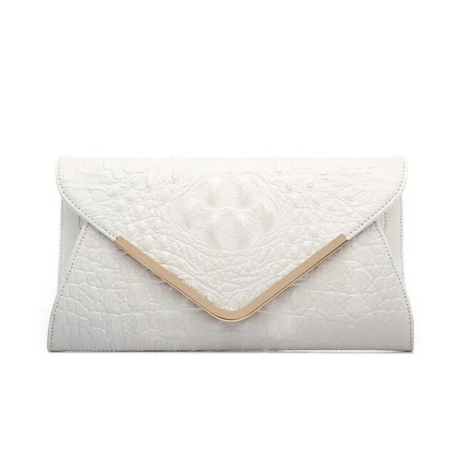 Mamie genuine leather clutch bag