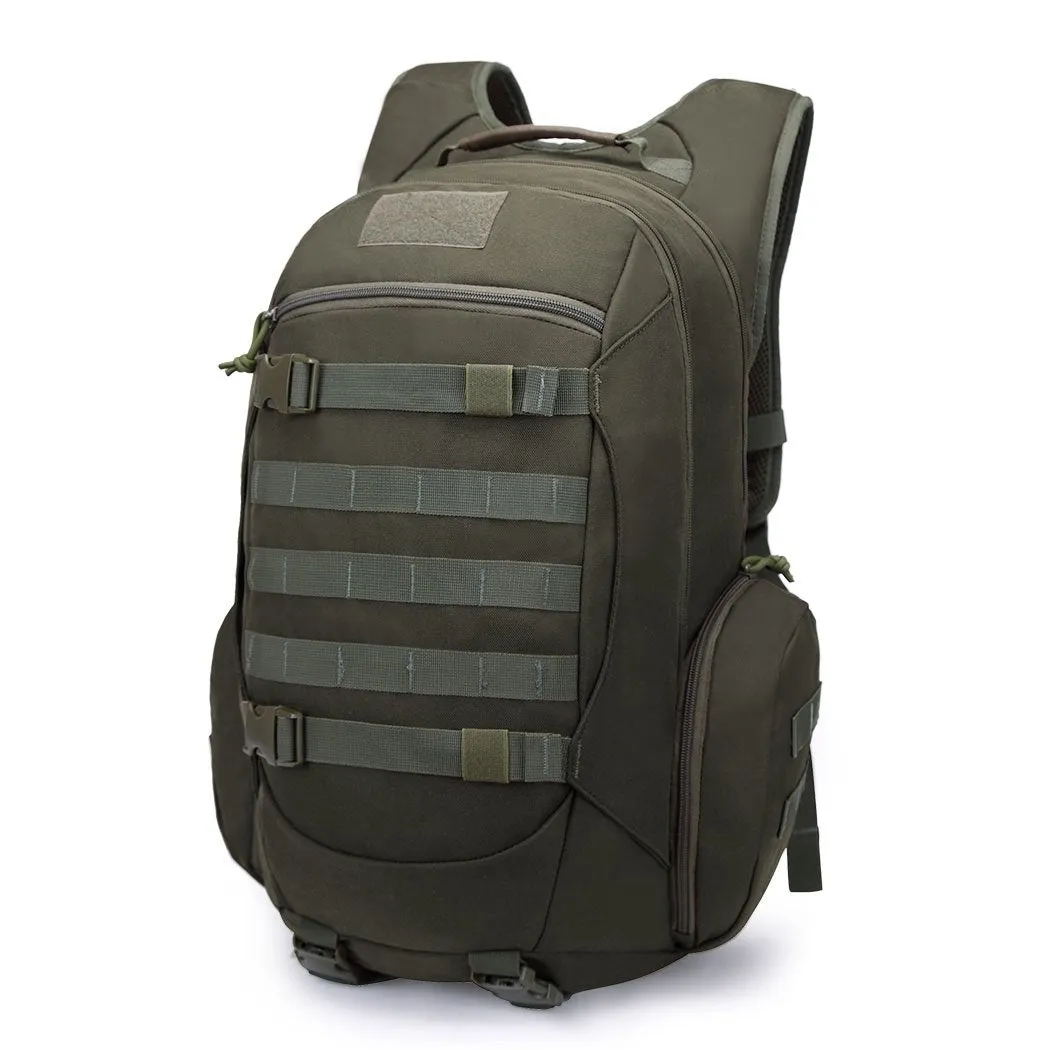 Mardingtop Military Backpack Tactical Molle Backpack Rucksack Bug Out Bag for School Camping Hiking Trekking (Camo Green-2)