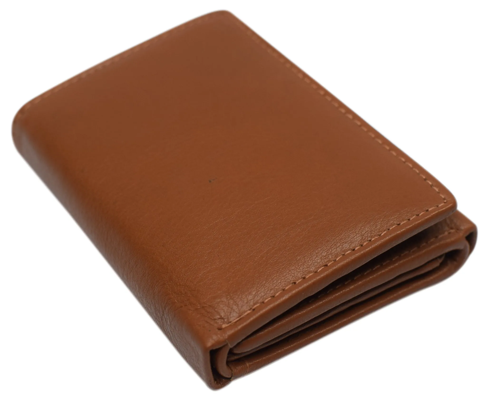 Marshal RFID Signal Blocking Trifold Wallets for Men Genuine Cow Leather