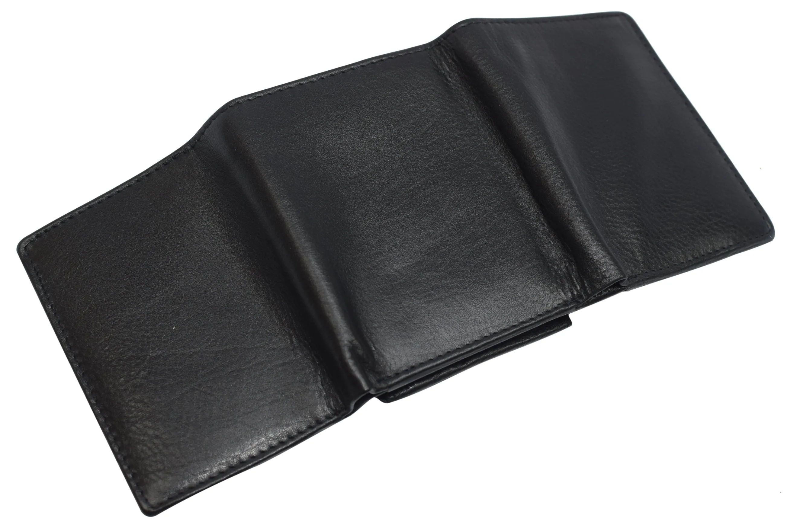 Marshal RFID Signal Blocking Trifold Wallets for Men Genuine Cow Leather