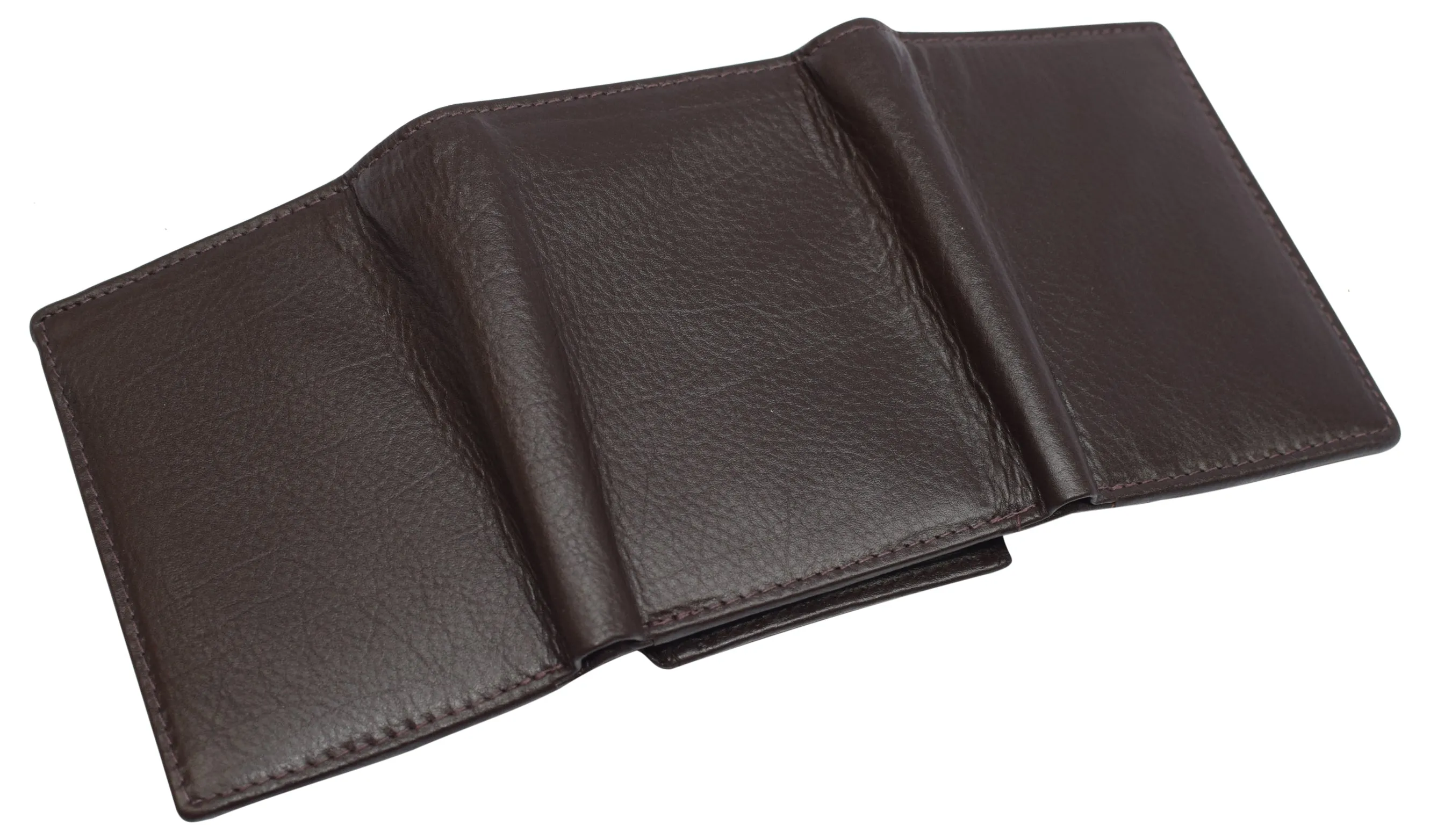 Marshal RFID Signal Blocking Trifold Wallets for Men Genuine Cow Leather