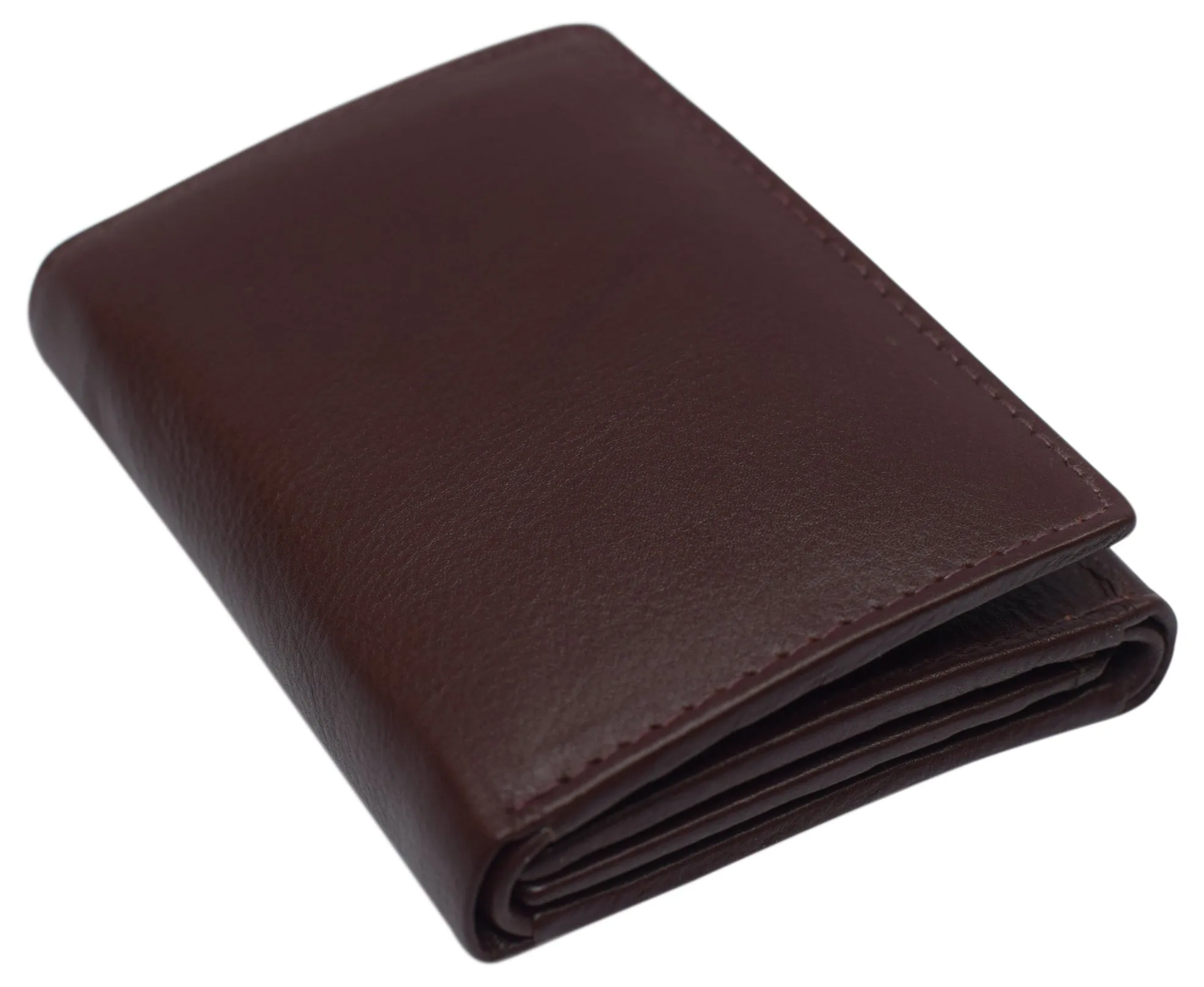 Marshal RFID Signal Blocking Trifold Wallets for Men Genuine Cow Leather
