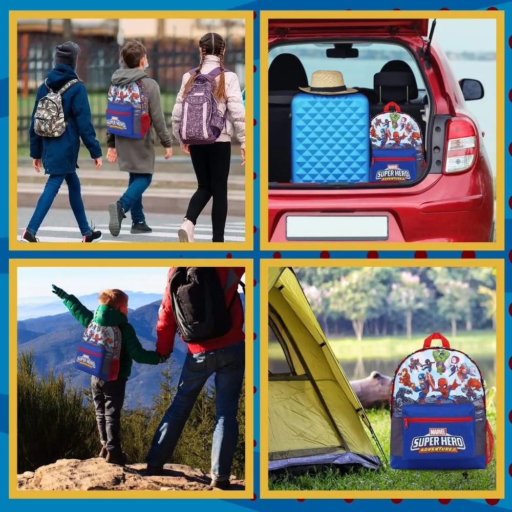 Marvel Avengers Kids Backpack, Boys Rucksack For School, Travel, Sports