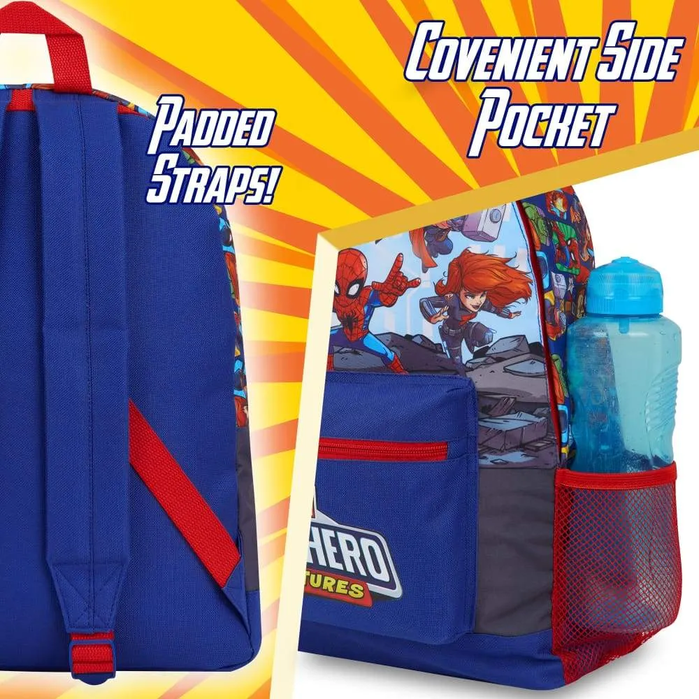 Marvel Avengers Kids Backpack, Boys Rucksack For School, Travel, Sports