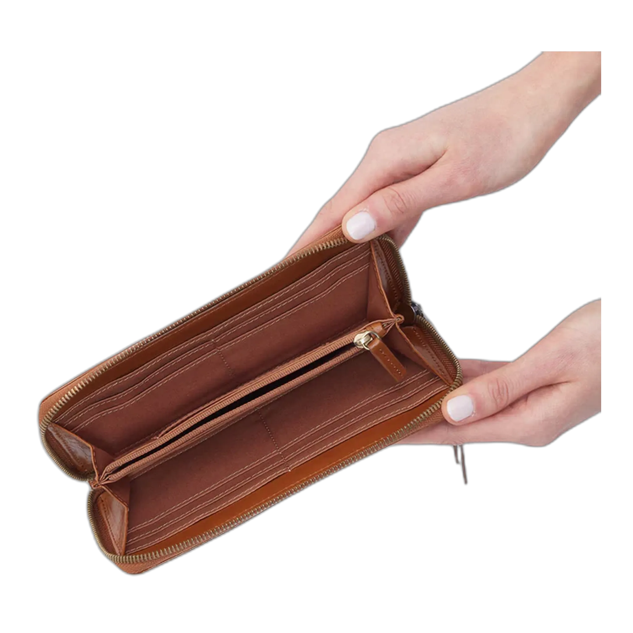 Max Large Zip Around Continental Wallet