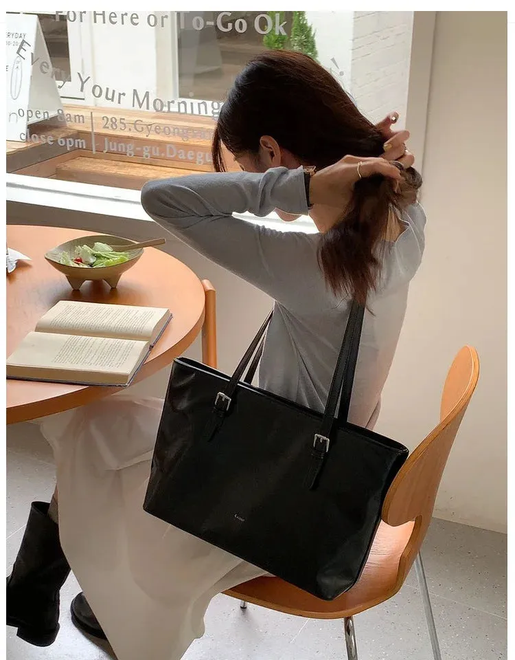 MAYTRENDS  -  Shoulder Bags for Women Oil Wax Leather Handbag Tote Crossbody Bag Vintage Satchels Women Bags Designer Handbag High Quality