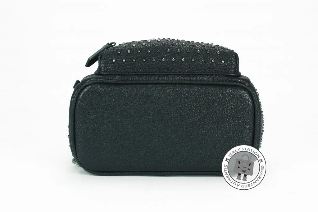 Mcm MWK5AVE88 Extra Mini Bebe Boo Swarovski Crystals Black / TI001  Leather Mini Backpacks Shw