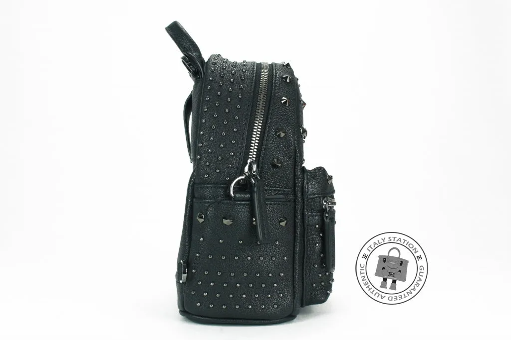 Mcm MWK5AVE88 Extra Mini Bebe Boo Swarovski Crystals Black / TI001  Leather Mini Backpacks Shw