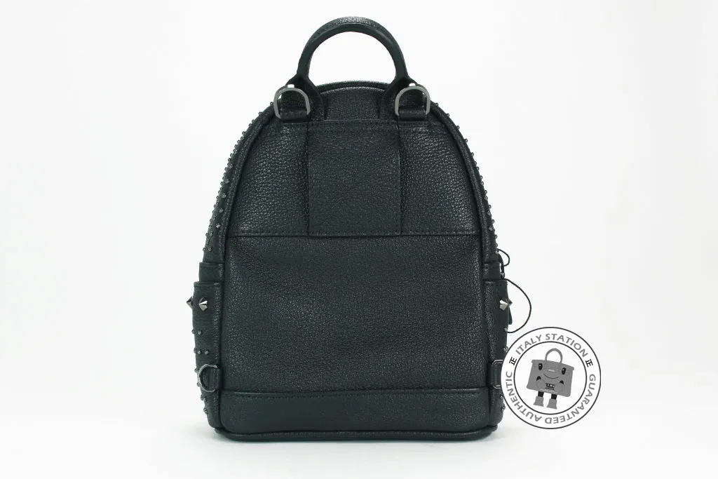 Mcm MWK5AVE88 Extra Mini Bebe Boo Swarovski Crystals Black / TI001  Leather Mini Backpacks Shw