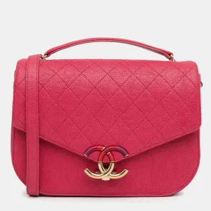 Medium Caviar Paris Cuba Thread Around Flap