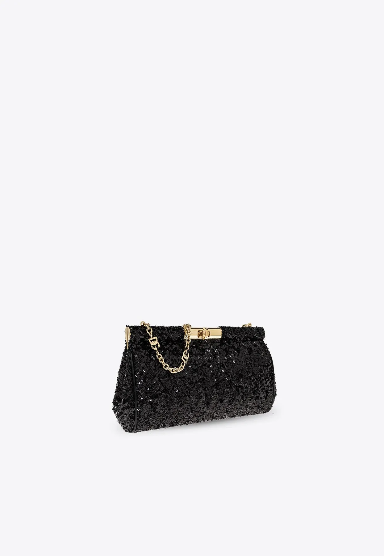Medium Marlene Sequined Shoulder Bag