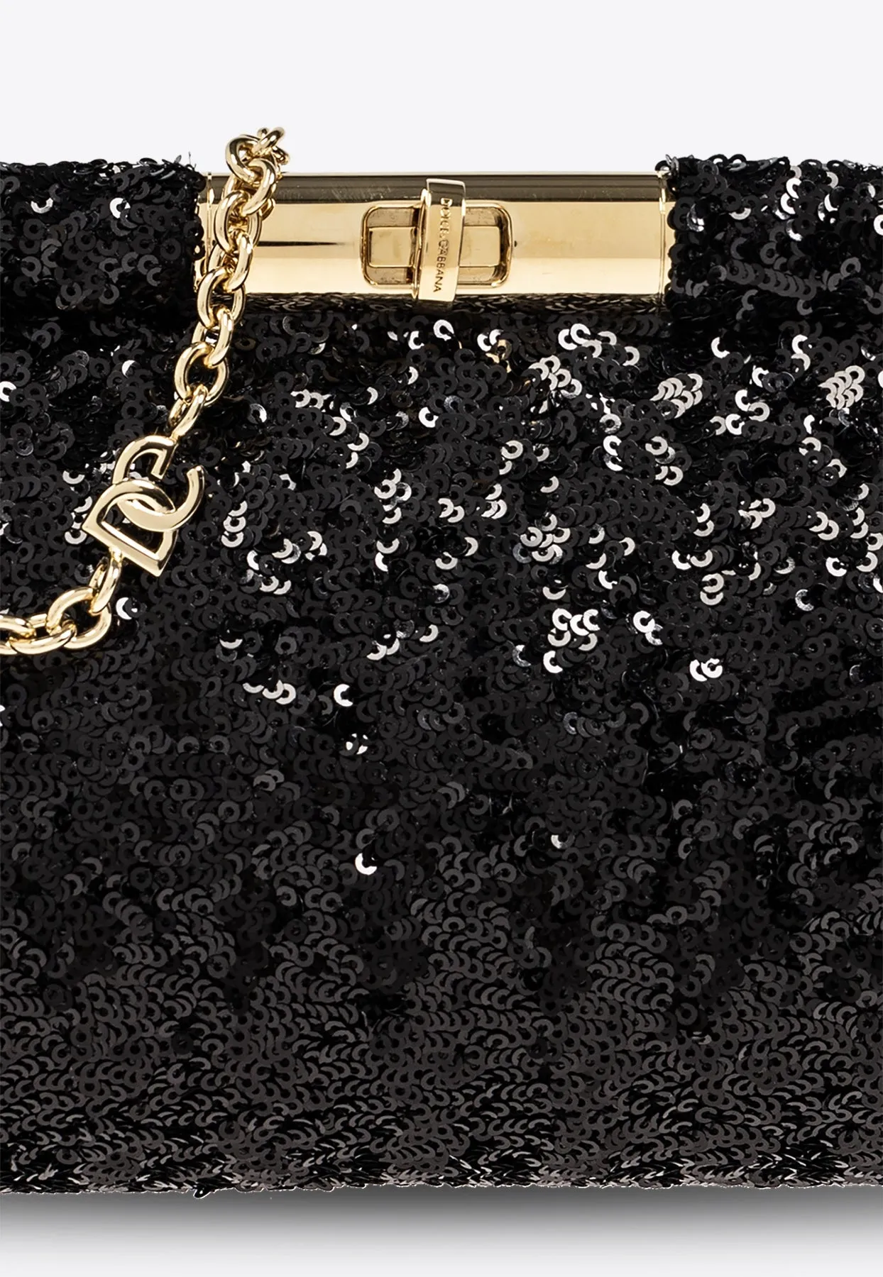 Medium Marlene Sequined Shoulder Bag