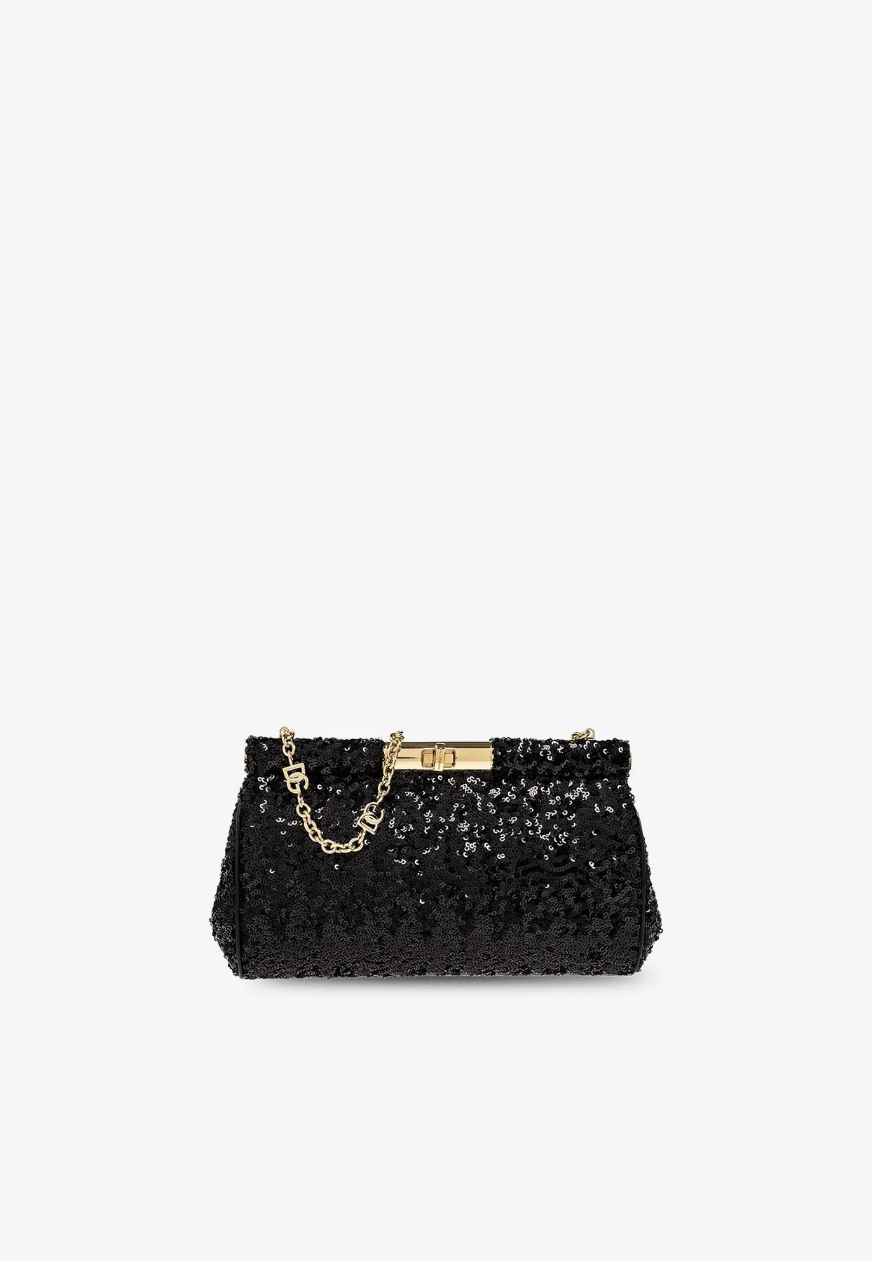 Medium Marlene Sequined Shoulder Bag