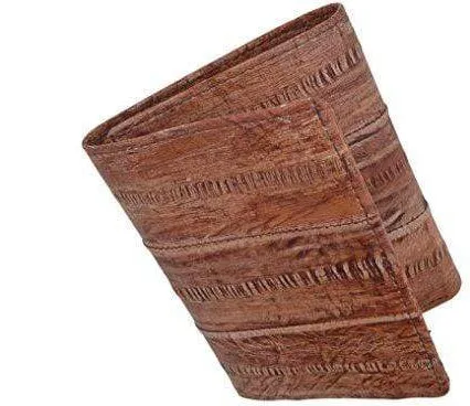 Men's Waterproof Eel Skin Slim Credit Card ID Holder Trifold Wallet