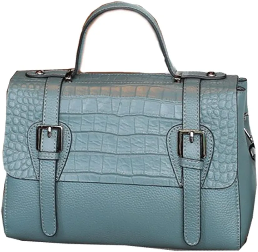 Messenger Bag Women's Unique Leather Shoulder Bags Envelope Clutch Purse with Cross-body Chain Strap