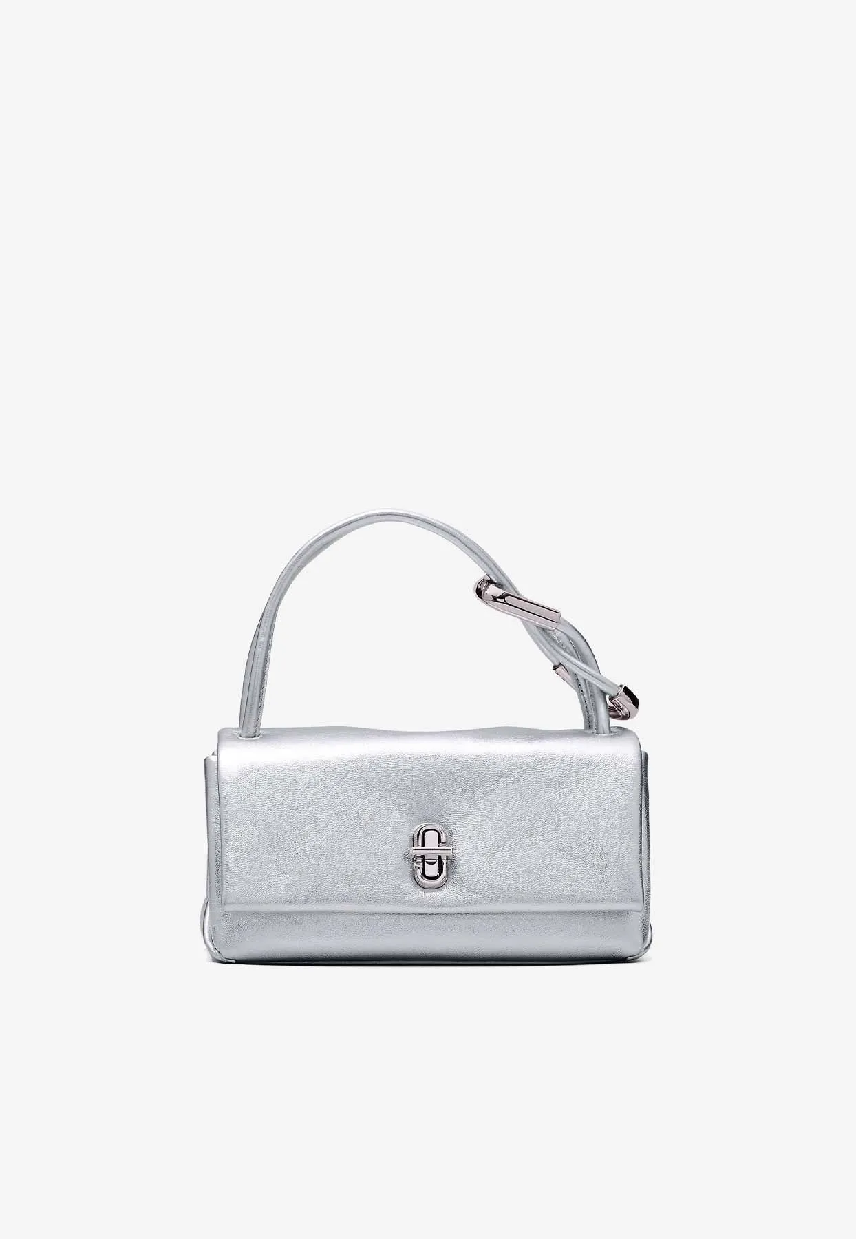 Mini Metallic Dual Top Handle Bag