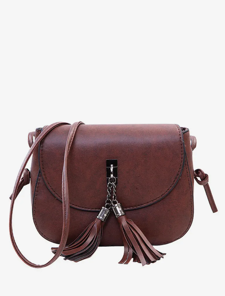 Mini Tassel Solid Clutches